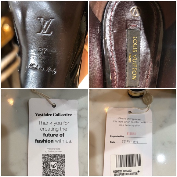 💕Authentic Louis Vuitton Black Monogram Vernis Tamara Pump💕 - Picture 15 of 15